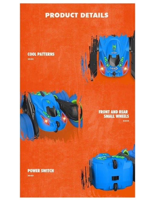 MyToys 360° RC Stunt Car – 4WD Double‑Sided Remote Control Flip Car for Kids
