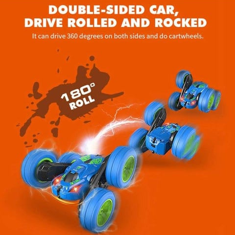 MyToys 360° RC Stunt Car – 4WD Double‑Sided Remote Control Flip Car for Kids
