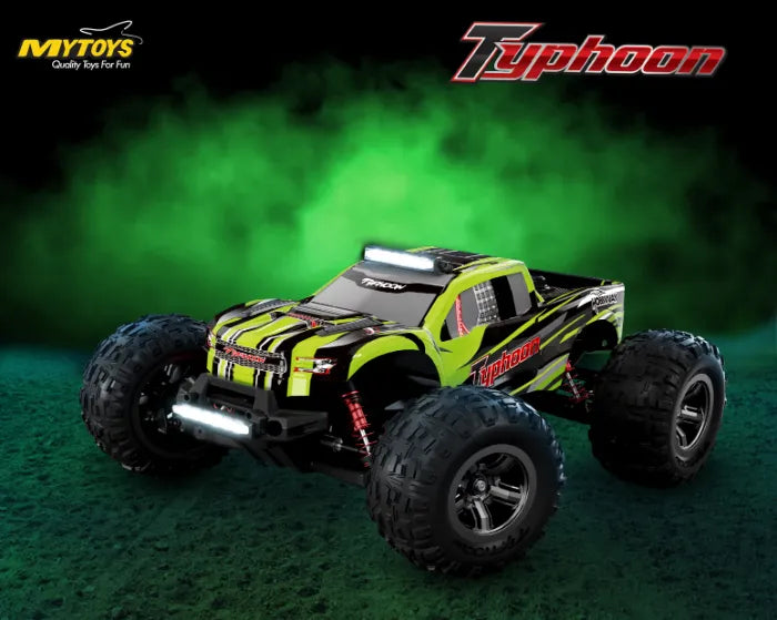MyToys 1:10 Scale 4WD High-Speed RC Monster Truck – Hobby Grade All-Terrain Desert Crawler, 65+ KM/H Fast Speed Off-Road Truck with LED Lights & Advanced Modding Support