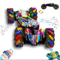 Gesture Sensing RC Stunt Car - 360°, 2.4 GHz, 4WD with Lights, Music & Spray Effects