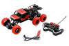 MYTOYS 6WD Alloy Climbing RC Car for Kids – 6 Wheel Drive All Terrain Remote Control Rock Crawler with Suspension, Rechargeable Battery, Red (28cm)