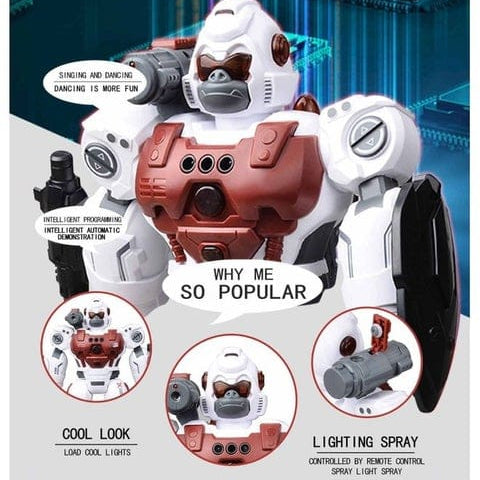 Multi‑Function Intelligent 2.4G RC Spray Programmable Smart Robot