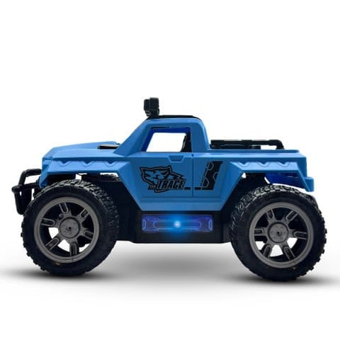 1/16 Scale Off‑Road RC Rescue Truck with Lights, 4CH Electric Remote Control Pickup Car for Kids