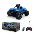 1/16 Scale Off‑Road RC Rescue Truck with Lights, 4CH Electric Remote Control Pickup Car for Kids