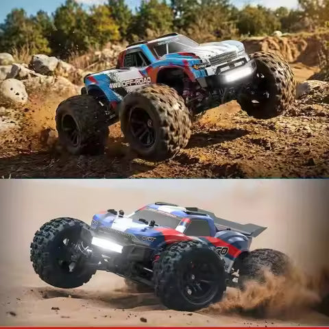 MYTOYS 16212 4WD Brushless RC Truck (1/16 Scale) – 45km/h High-Speed RTR Remote Control Car for Dirt, Gravel & Off-Road Bashing