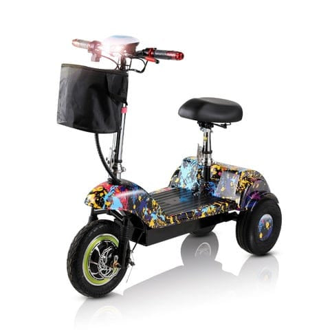 Mytoys MT540 3‑Wheel Electric Scooter 350W, 35km/h, Foldable with Seat & Basket