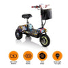 Mytoys MT540 3‑Wheel Electric Scooter 350W, 35km/h, Foldable with Seat & Basket
