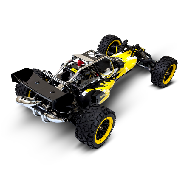 MYTOYS Rovan Baja 360 1/5 Gas RC Car | 36cc 80KM/H Petrol Buggy