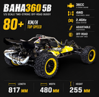 MYTOYS Rovan Baja 360 1/5 Gas RC Car | 36cc 80KM/H Petrol Buggy