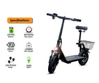 MT756 Electric Kick Scooter – 45 km/h, 500W, 48V, 35km Range – Off-Road Tires & Foldable