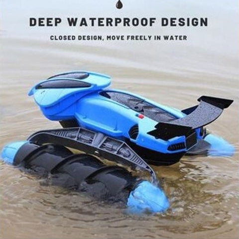 MYTOYS RC Amphibious Stunt Car – Water, Land & Grass, 17cm-RH703