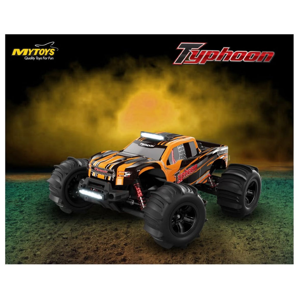 Mytoys Typhoon 1:10 RC Car – 4WD High‑Speed Off‑Road Truck (60+ km/h) with 2500mAh Battery