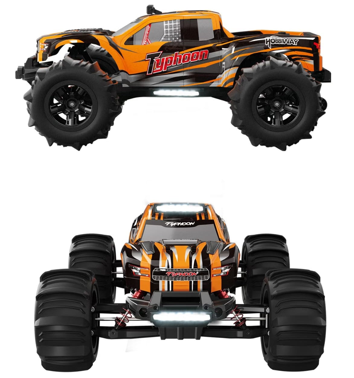 Mytoys Typhoon 1:10 RC Car – 4WD High‑Speed Off‑Road Truck (60+ km/h) with 2500mAh Battery