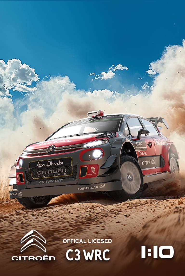 Mytoys MJX Hyper Go 10303 1/10 4WD Brushless RC Rally Car – Officially Licensed Citroën C3 WRC (70 KM/H)