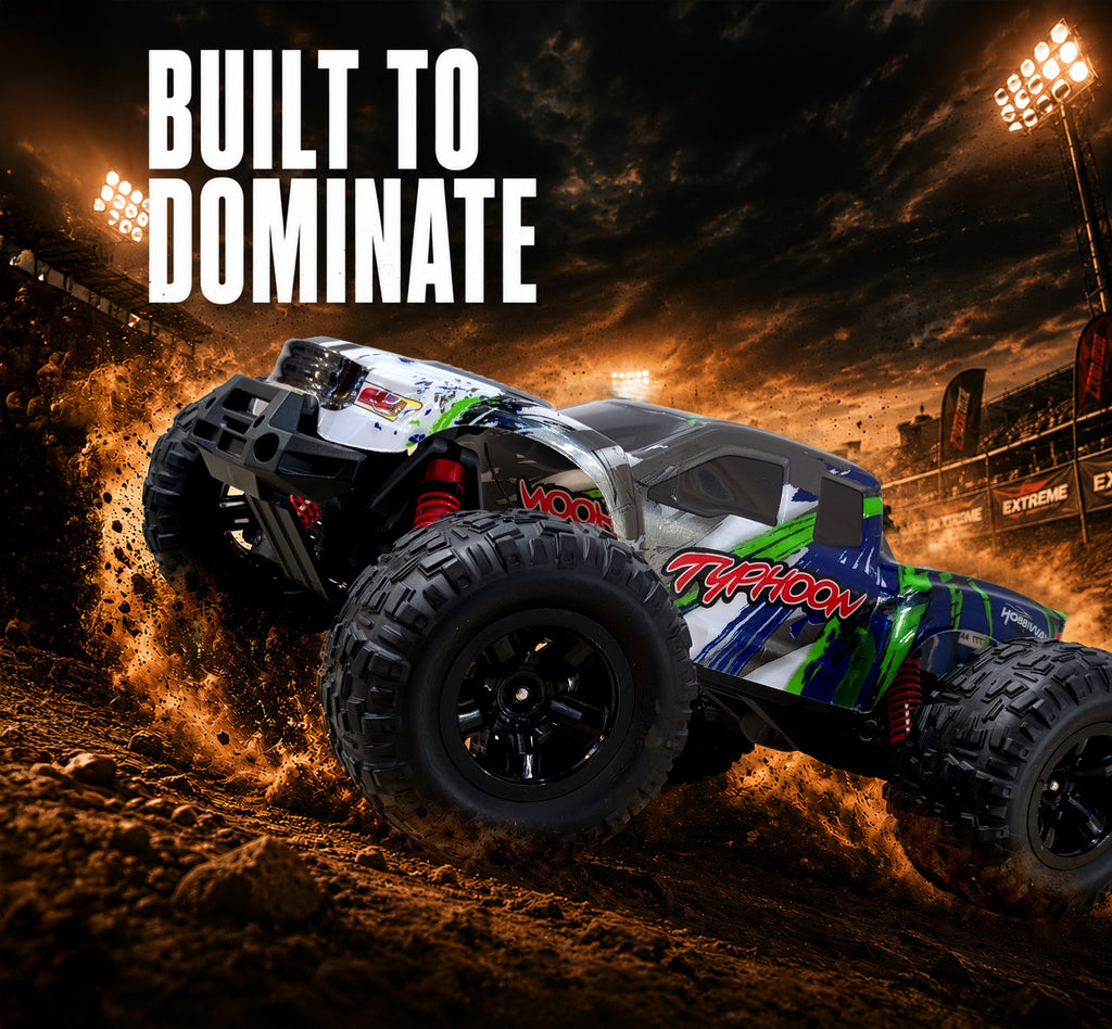 MYTOYS Hobbiway Typhon MT660 1/10 4WD RTR High Speed RC Monster Truck With Off-Road Tires