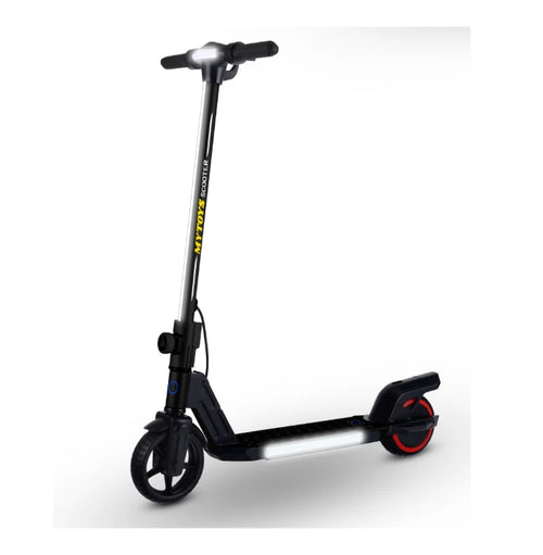 2-Wheel Kids Electric Scooter – 130W, 16 km/h, 21.6V, 8 km Range, LED Lights & Foldable