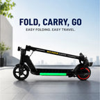 2-Wheel Kids Electric Scooter – 130W, 16 km/h, 21.6V, 8 km Range, LED Lights & Foldable