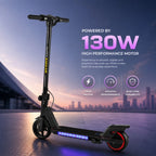 2-Wheel Kids Electric Scooter – 130W, 16 km/h, 21.6V, 8 km Range, LED Lights & Foldable