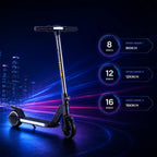 2-Wheel Kids Electric Scooter – 130W, 16 km/h, 21.6V, 8 km Range, LED Lights & Foldable