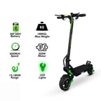 MT650 High-Speed Electric Kick Scooter – 45 km/h, 350W, 36V, 15-18 km Range, 100 KGs Max Weight – Foldable & Free Safety Gears