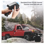 MN-82 1:12 RC Crawler  – 2.4GHz, 52° angles, 4WD Pickup Truck Remote Control Off-Road Car with Headlights