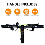 MT650 High-Speed Electric Kick Scooter – 45 km/h, 350W, 36V, 15-18 km Range, 100 KGs Max Weight – Foldable & Free Safety Gears