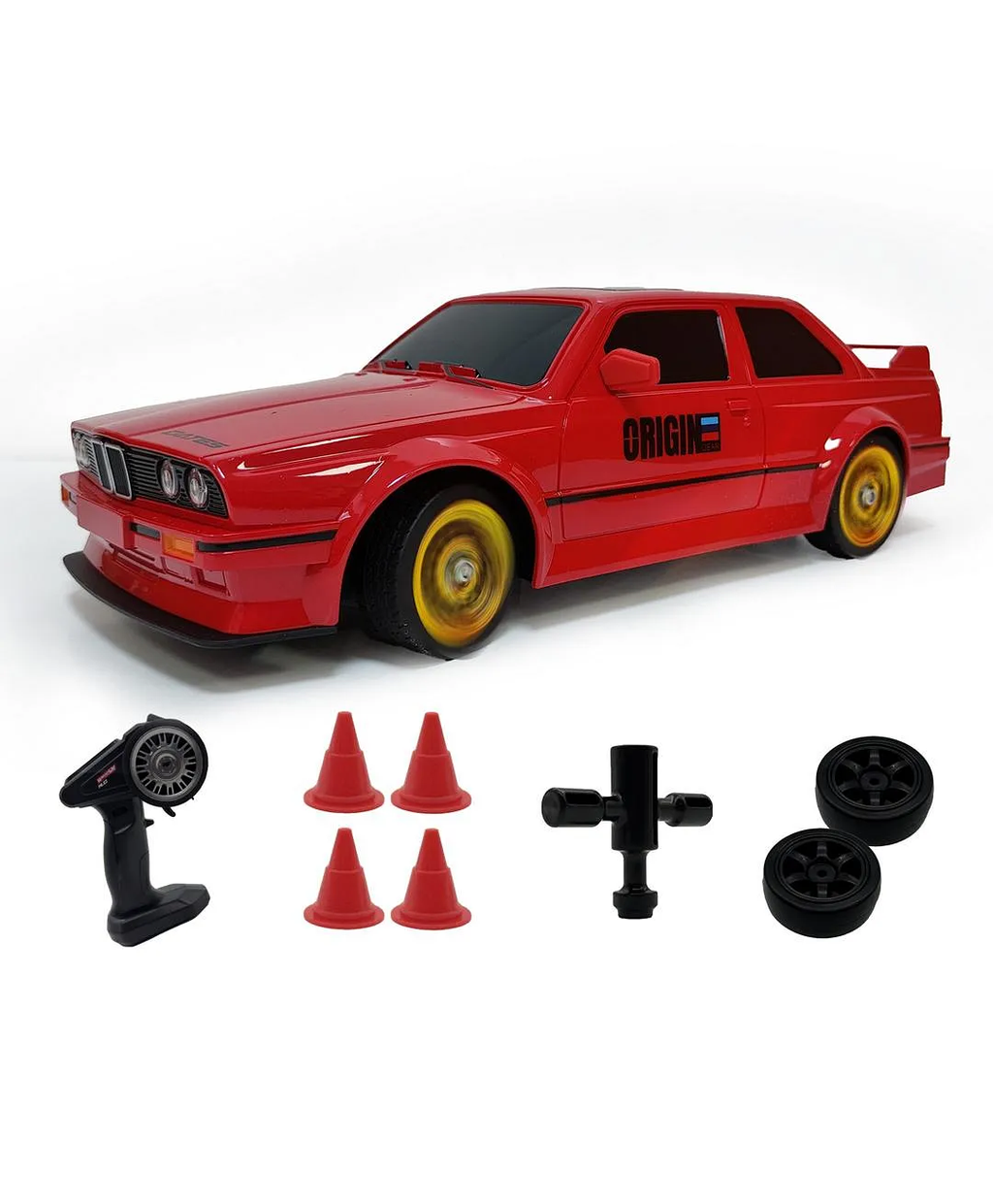 MY TOYS 1:16 Scale 4WD High-Speed RC Drift Car with LED Lights & Accessories