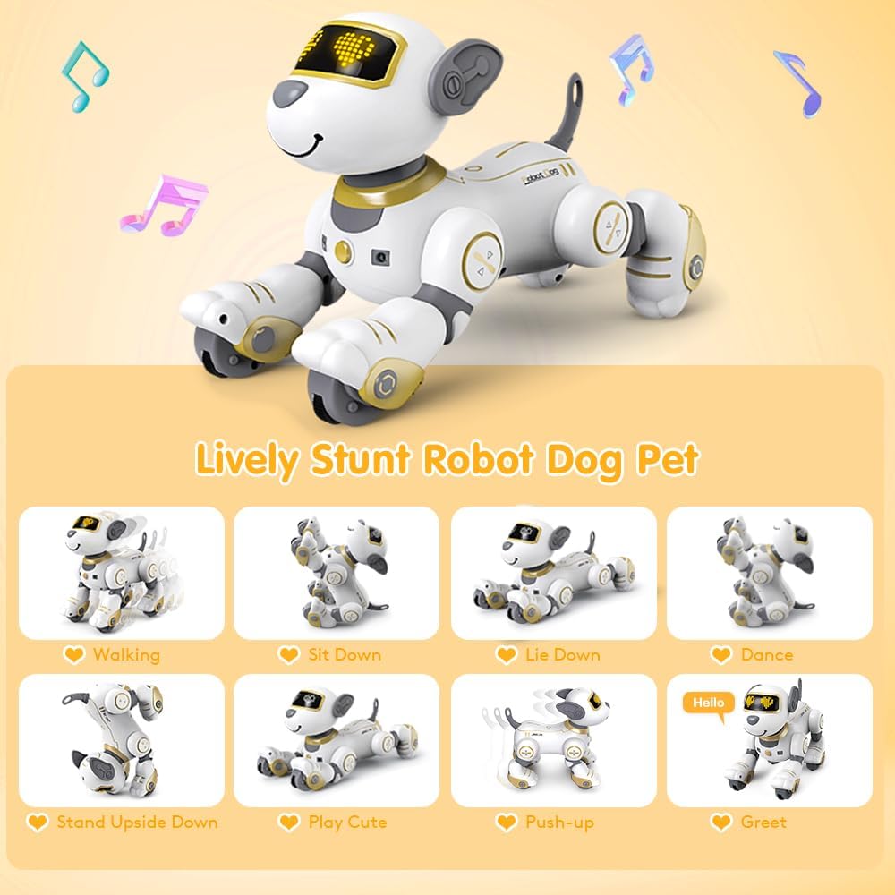 MyToys Remote Control Robot Dog Toy for Kids – Interactive Smart Walking & Dancing Puppy