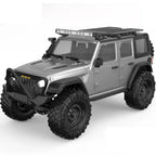 1:16 RC Rock Crawler - 10 km/h, 9KG Servo, 65m Range, LED Lights & RTR 4WD Off-Road Remote Control Car for Adults & Kids