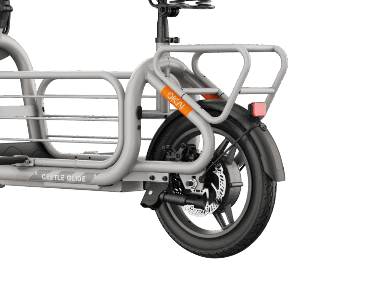 OKAI Ceetle Glide EA20 Electric Commuter Bike with Seat - 700W Peak, 32 km/h, 60 km Range
