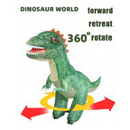MYTOYS Giant RC Inflatable Dinosaur – 150cm Remote Control T-Rex with Auto-Inflation & Sound Effects