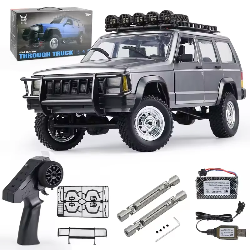 MN78 1/12 Scale 4WD RC Rock Crawler, Cherokee Off-Road Remote Control SUV Truck with 2.4GHz Proportional Control & LED Light System