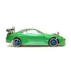MYTOYS 1/10 Scale RC Drift Car – 4WD Electric Nissan Silvia with 30km/h Speed, LED Lights