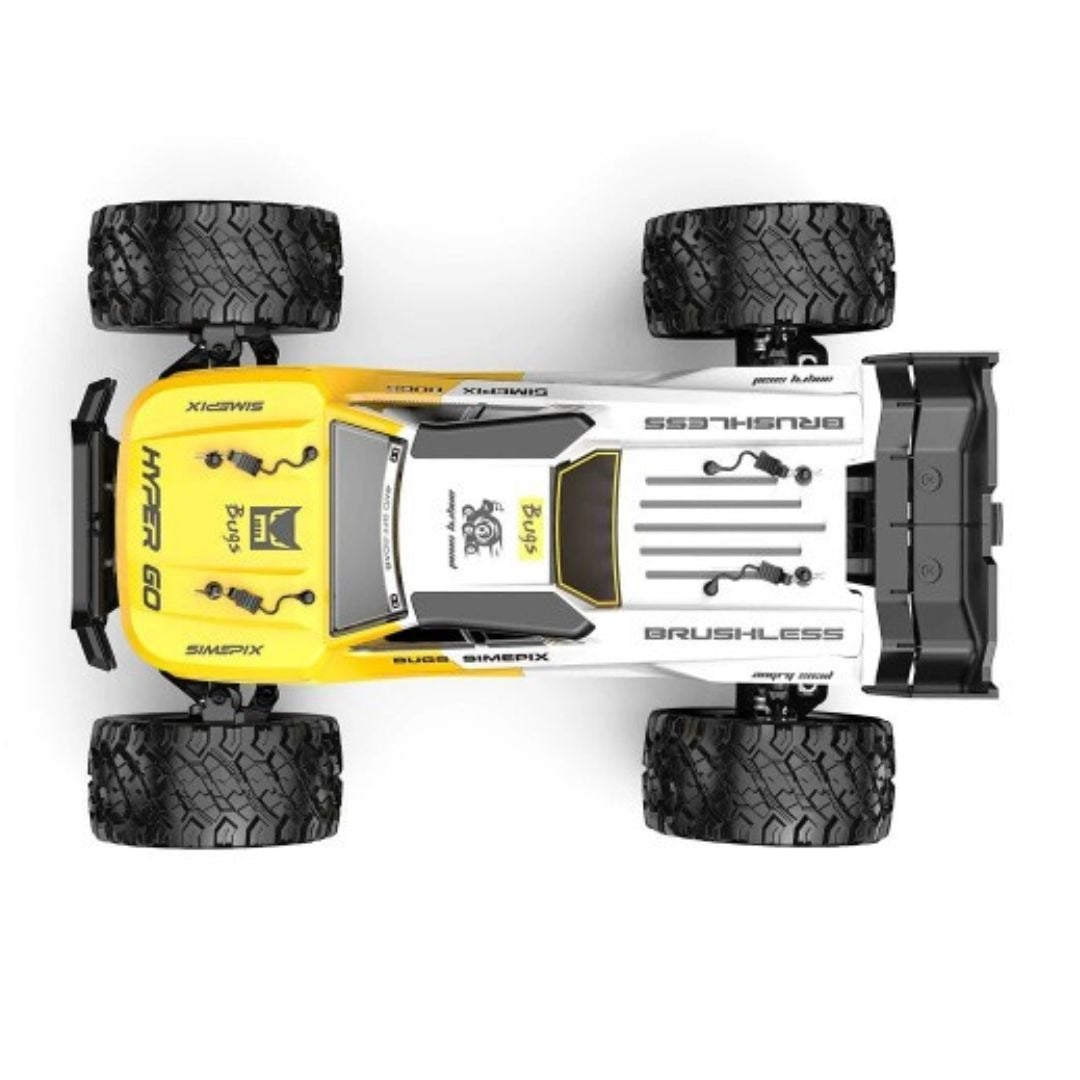 Mytoys MJX Hyper Go 14207 1/14 Scale 4WD Brushless RC Truck for Adults – High Speed 4x4 Remote Control Car up to 78 KM/H,