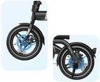 OKAI EBF20 FlexNano Compact Folding Electric Bicycle | 450W Peak Power, 25km/h