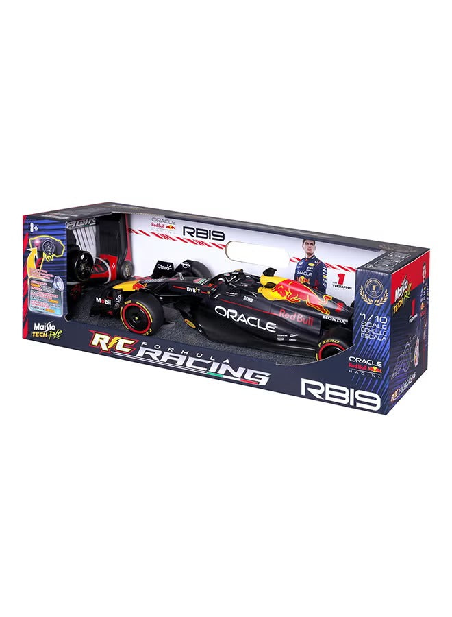 Maisto Tech 1:10 Scale Red Bull Racing RB19 Remote Control Formula 1 Car | Official F1 Licensed Large High Speed RC Race Car with 2-Speed Motor, Digital Proportional Control, Authentic Engine Sounds & USB Rechargeable Li-Ion Battery | Premium Toy Gift