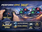 MYTOYS RC Plane PRO - 2.4GHz Remote Control Jet Airplane with LED Lights, Altitude Hold & 360° Flips