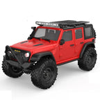1:16 RC Rock Crawler - 10 km/h, 9KG Servo, 65m Range, LED Lights & RTR 4WD Off-Road Remote Control Car for Adults & Kids