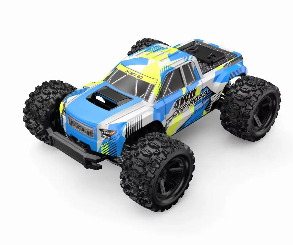 MJX Hyper Go 18208 1/18 Scale High-Speed 4WD Off-Road RC Truck – 35 km/h, 2.4GHz Control All-Terrain Remote Control Car with Adjustable Shocks