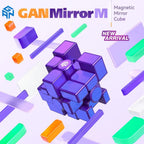 MYTOYS Mirror M UV 3x3 Magnetic Speed Cube – Purple Shape Puzzle