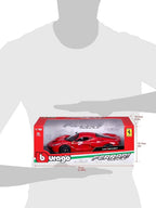 Bburago 1:18 Scale Ferrari LaFerrari Diecast Model Car – Red Signature Series (Model 18-16901)
