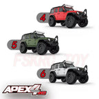 1:16 RC Rock Crawler - 10 km/h, 9KG Servo, 65m Range, LED Lights & RTR 4WD Off-Road Remote Control Car for Adults & Kids