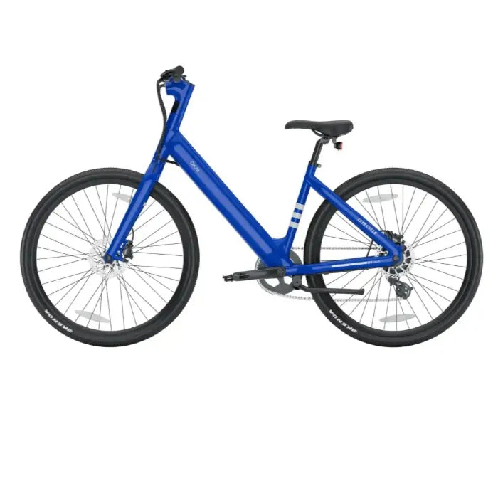 OKAI Bicycle EB60 Step-Thru Electric Bicycle for Adults – 350W Motor (550W Peak), 32 km/h City Commuter Electric Bicycle with Torque Sensor, Swappable 36V Removable Battery, App Sync, LCD Display