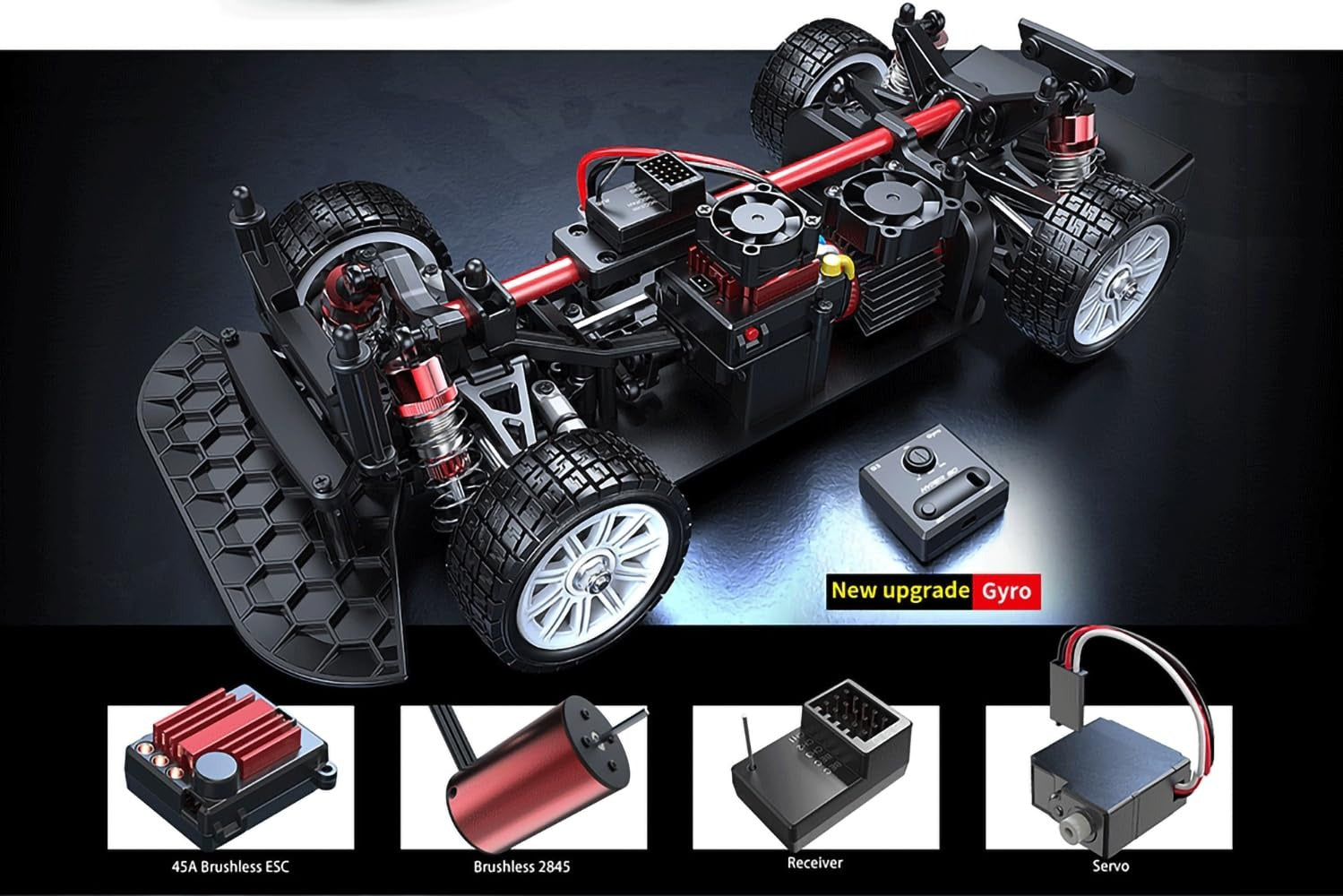 Mytoys MJX Hyper Go 10303 1/10 4WD Brushless RC Rally Car – Officially Licensed Citroën C3 WRC (70 KM/H)