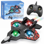 MYTOYS RC Plane PRO - 2.4GHz Remote Control Jet Airplane with LED Lights, Altitude Hold & 360° Flips