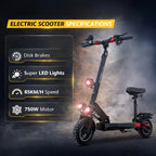 MYTOYS MT908 Electric Scooter - 65km/h Top Speed, 750W Motor, 35-40km Range - Seat & Off-Road Tires