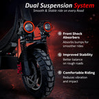 MYTOYS MT908 Electric Scooter - 65km/h Top Speed, 750W Motor, 35-40km Range - Seat & Off-Road Tires