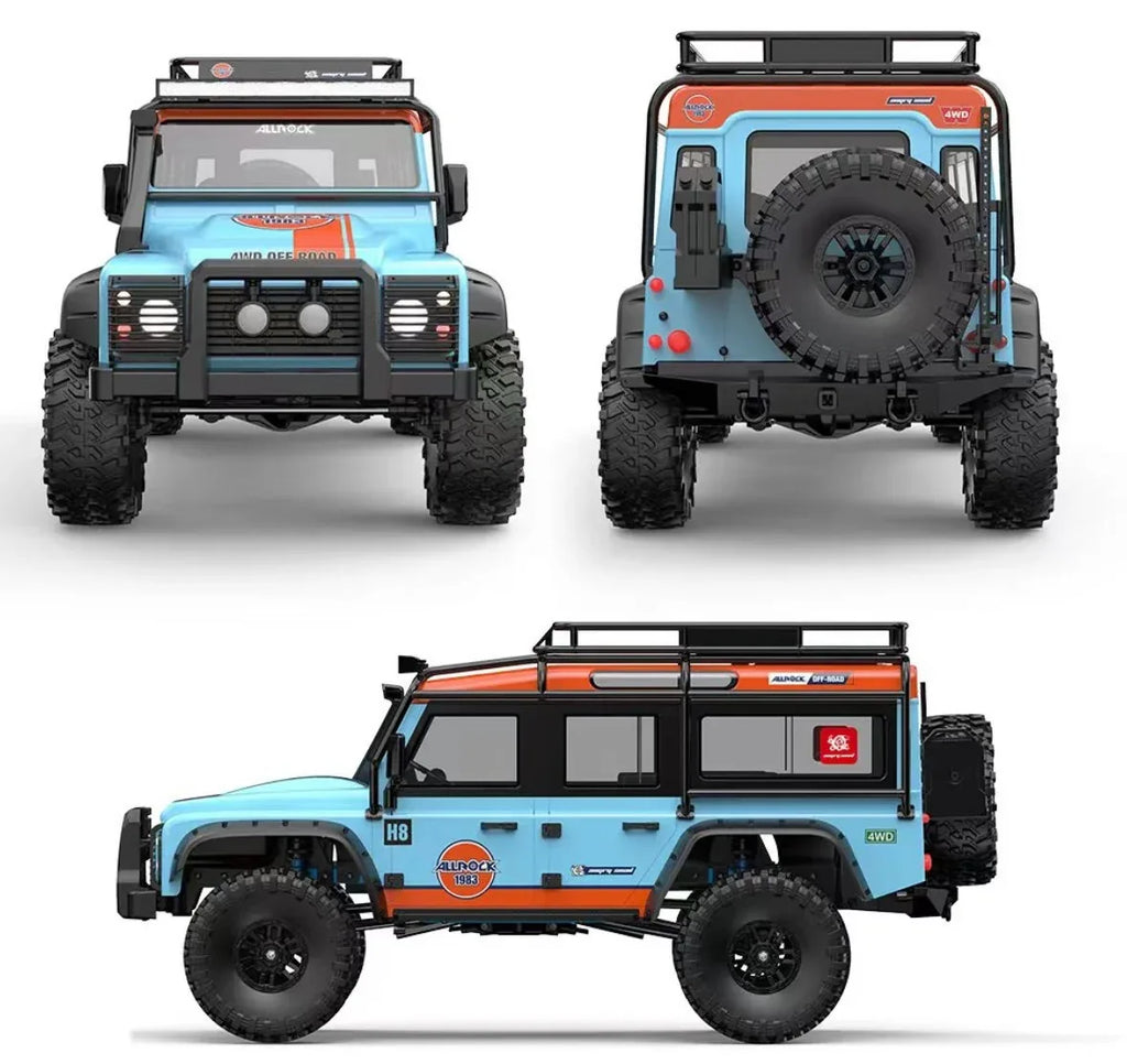 MJX H8H 1/8 Scale Brushless RC Crawler – 4WD Defender V2 with Differential Lock & 29km/h Off-Road Performance | UAE