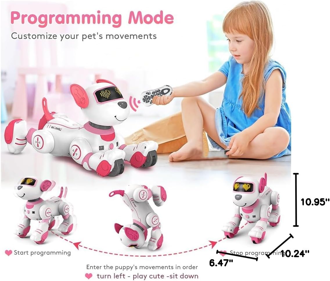 MyToys Remote Control Robot Dog Toy for Kids – Interactive Smart Walking & Dancing Puppy