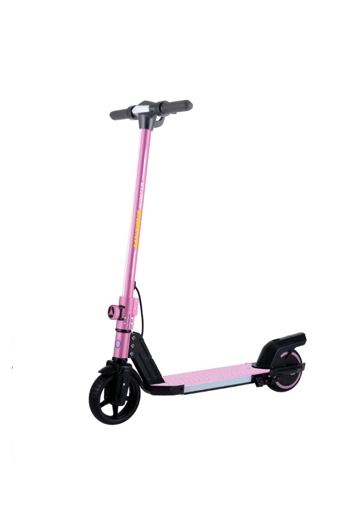 2-Wheel Kids Electric Scooter – 130W, 16 km/h, 21.6V, 8 km Range, LED Lights & Foldable